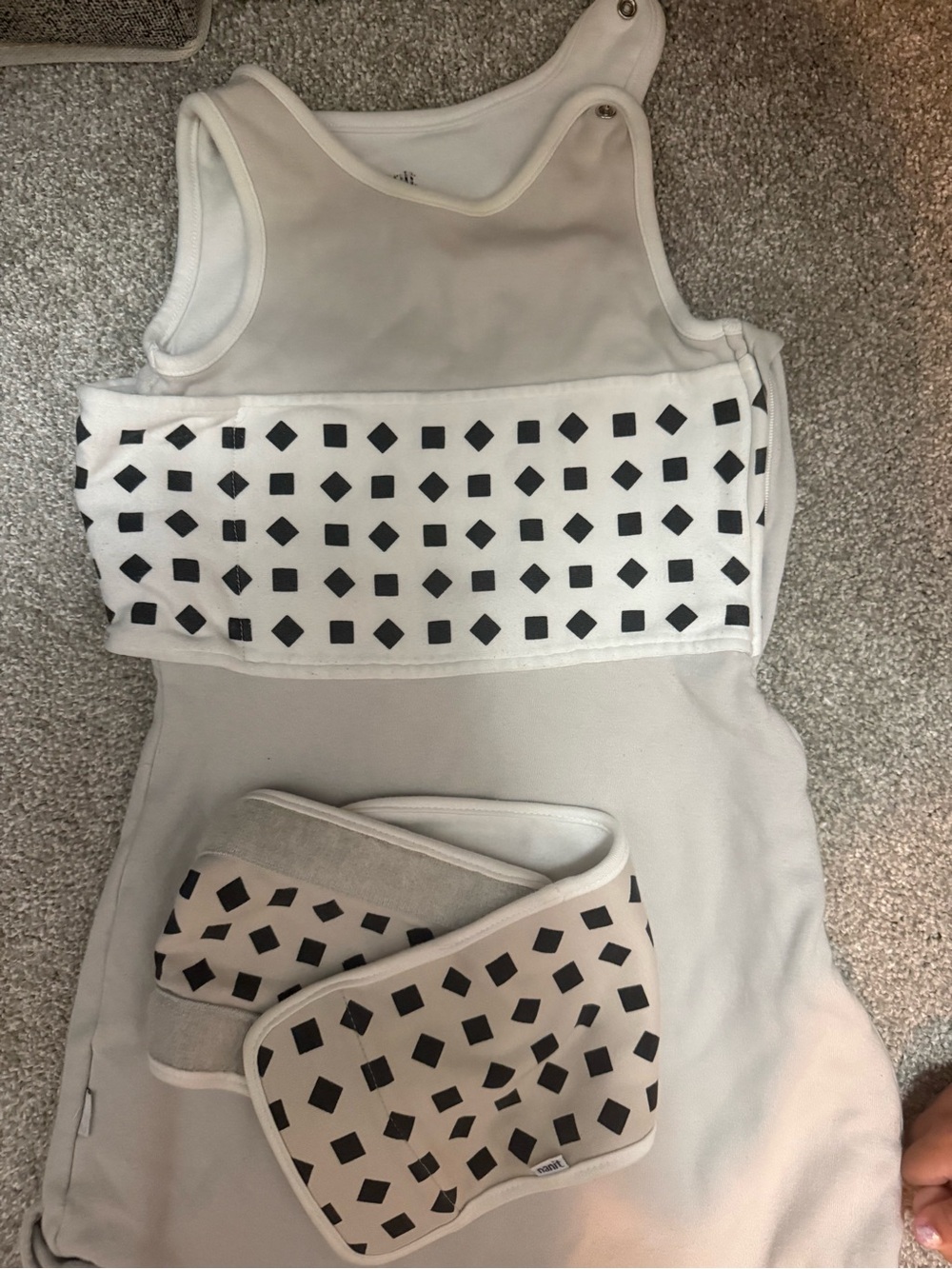 Nanit sleep sack and sleep band